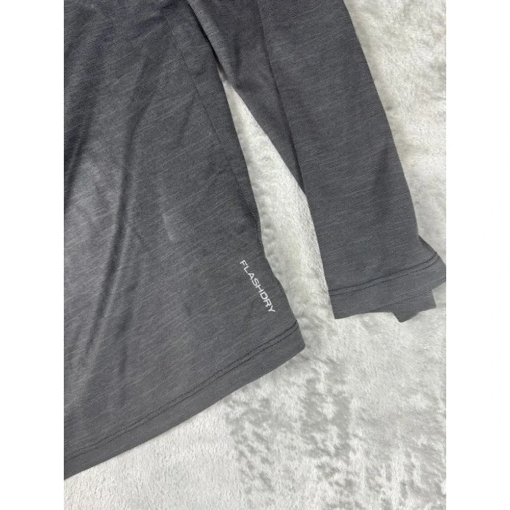 The North Face Mens‎ Long Sleeve Shirt FlashDry Gray Athletic Performance Tee